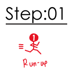 step:01 助走